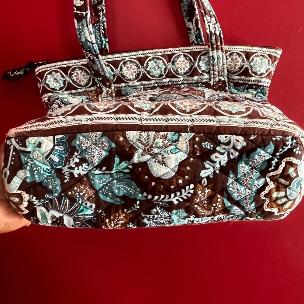Vera Bradley Java Blue Tote Bag - Picture 8 of 10